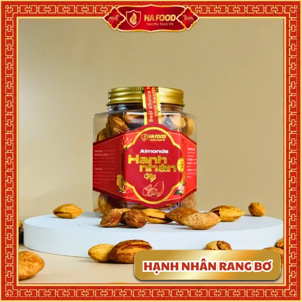 Hạnh Nhân Mỹ Rang Bơ Hafood