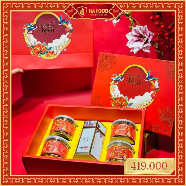 Hoàng Kim Phúc Lộc 4 - Hộp quà Tết Hafood 2026