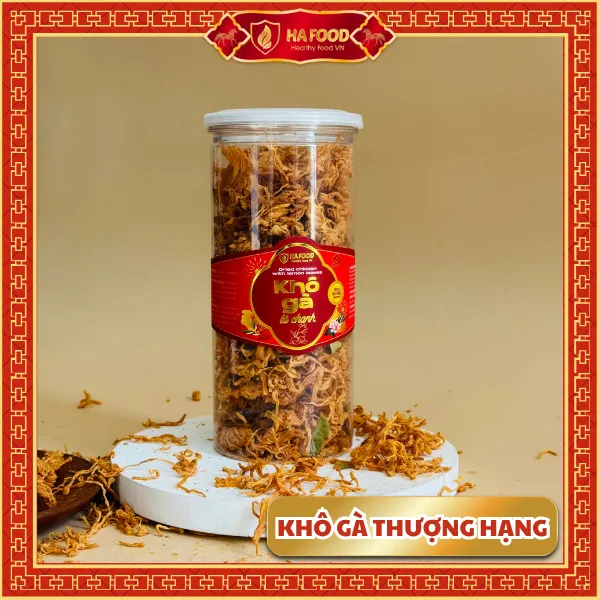 Khô Gà Lá Chanh Thượng Hạng Hafood | Quà Tết Dinh Dưỡng – Hương Vị Tinh Tế