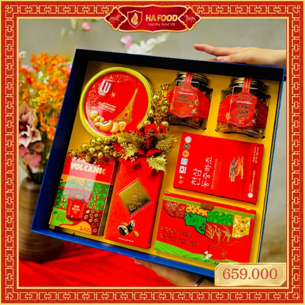 Thịnh Hoa Xuân 4 - Hộp quà tết Hafood 2026