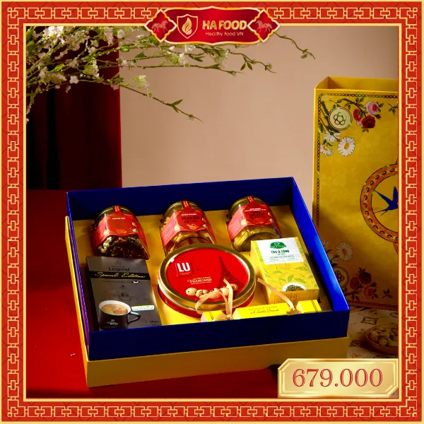 Thịnh Hoa Xuân 5 - Hộp quà tết Hafood 2026
