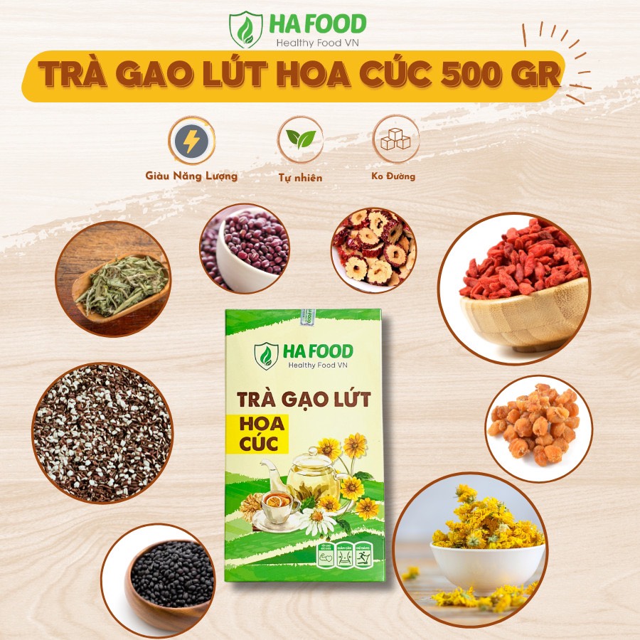 Trà Gạo Lứt Thảo Mộc Hoa Cúc