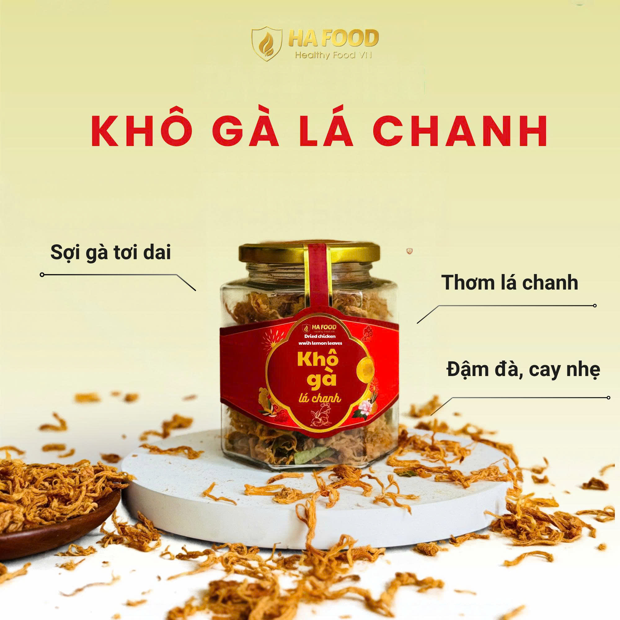 Khô Gà Lá Chanh HaFood VN