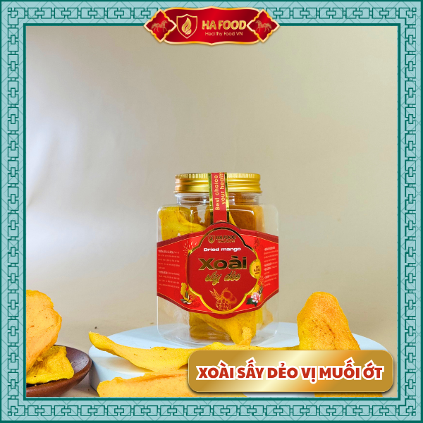 Xoài Sấy Dẻo Tẩm Muối Ớt