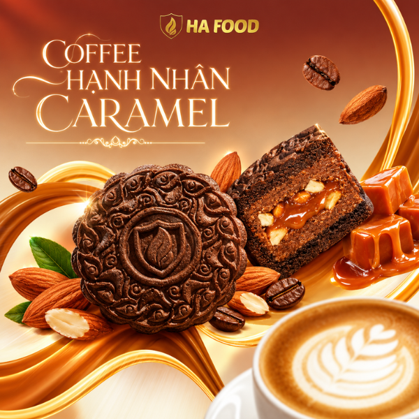 BÁNH TRUNG THU COFFEE HẠNH NHÂN CARAMEL 