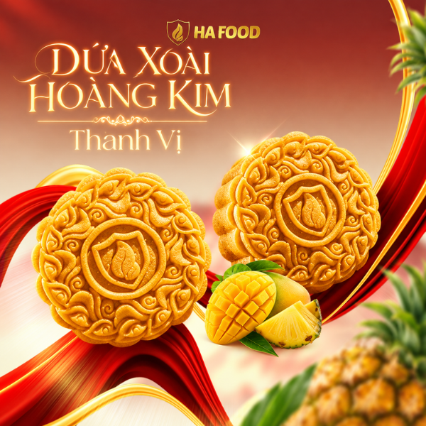 BÁNH TRUNG THU DỨA XOÀI HOÀNG KIM THANH VỊ 