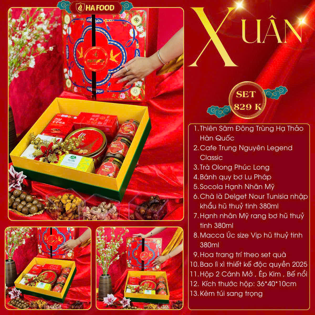 Xuân - Hộp quà tết Hafood 2026